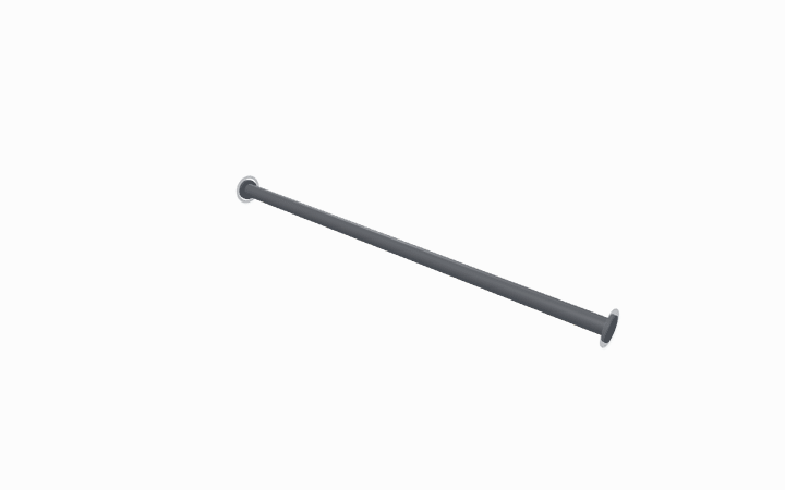 Configure a custom bar: bend it to shape in two places, add threaded rod-end fittings, and see it in 3D