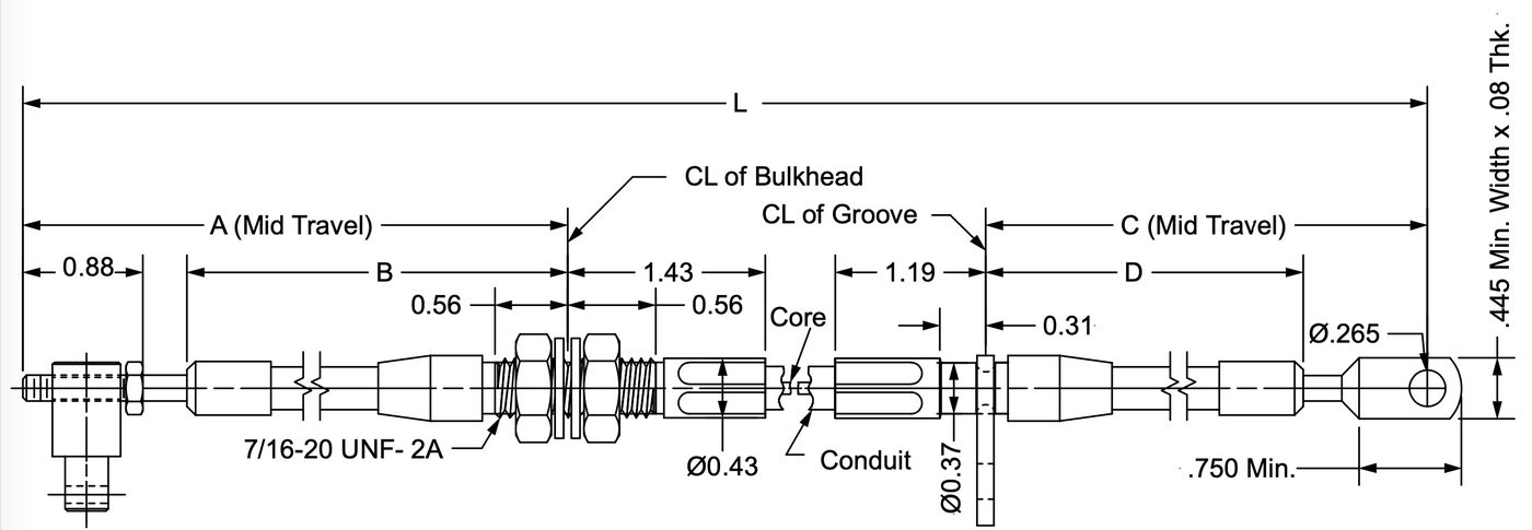 30-084-BH-GV-2-Shifter dimensional drawing