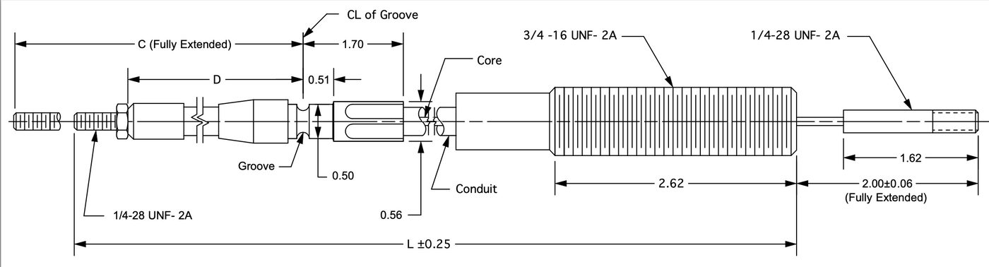 60A-036-TCE-GV dimensional drawing