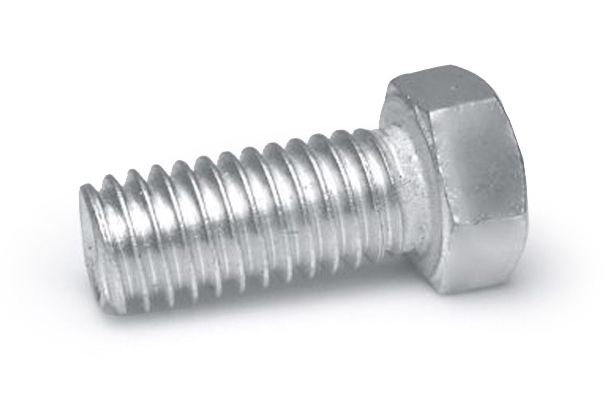Hex Head Cap Screw, 5/8-18 x 3.00, Zinc Clear — Fasteners photo
