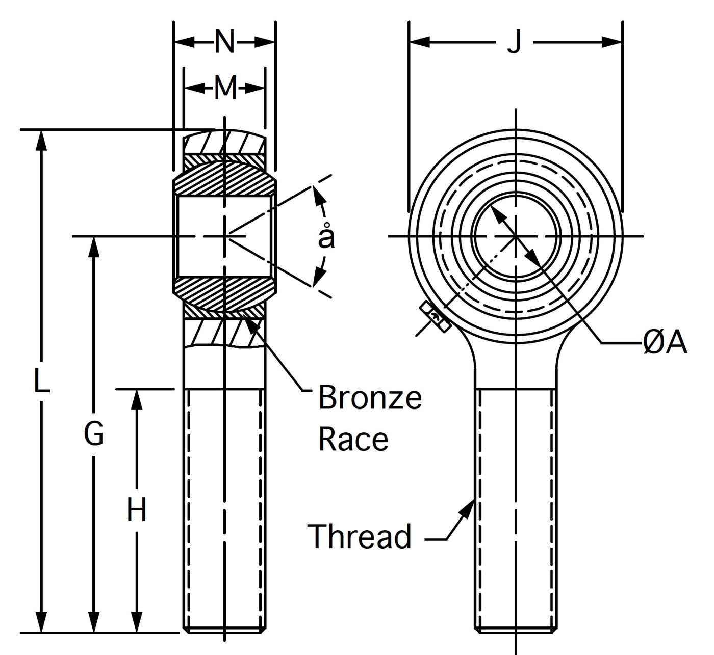 DBM-6Z dimensional drawing