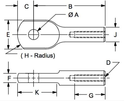 CTE-2F-386-ZC dimensional drawing