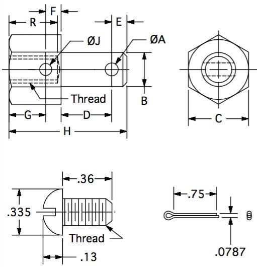WS088-373-099-188FZC dimensional drawing
