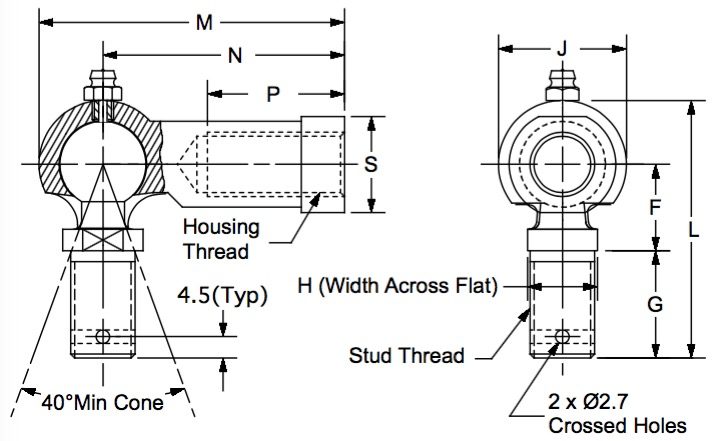 JWSB-M10 dimensional drawing
