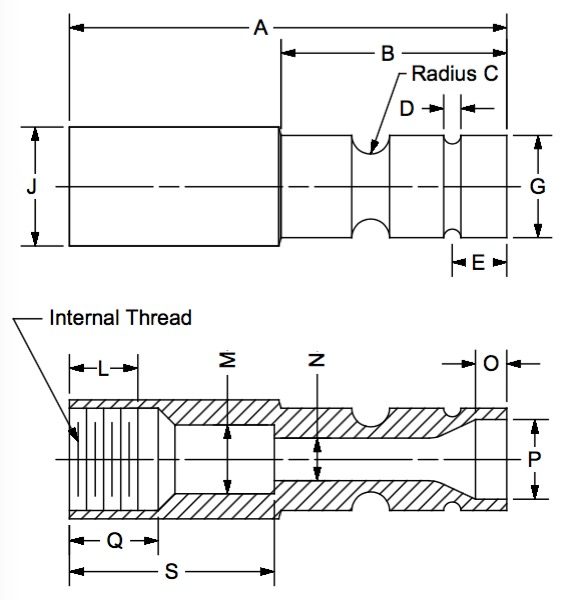 GCE-M4 dimensional drawing